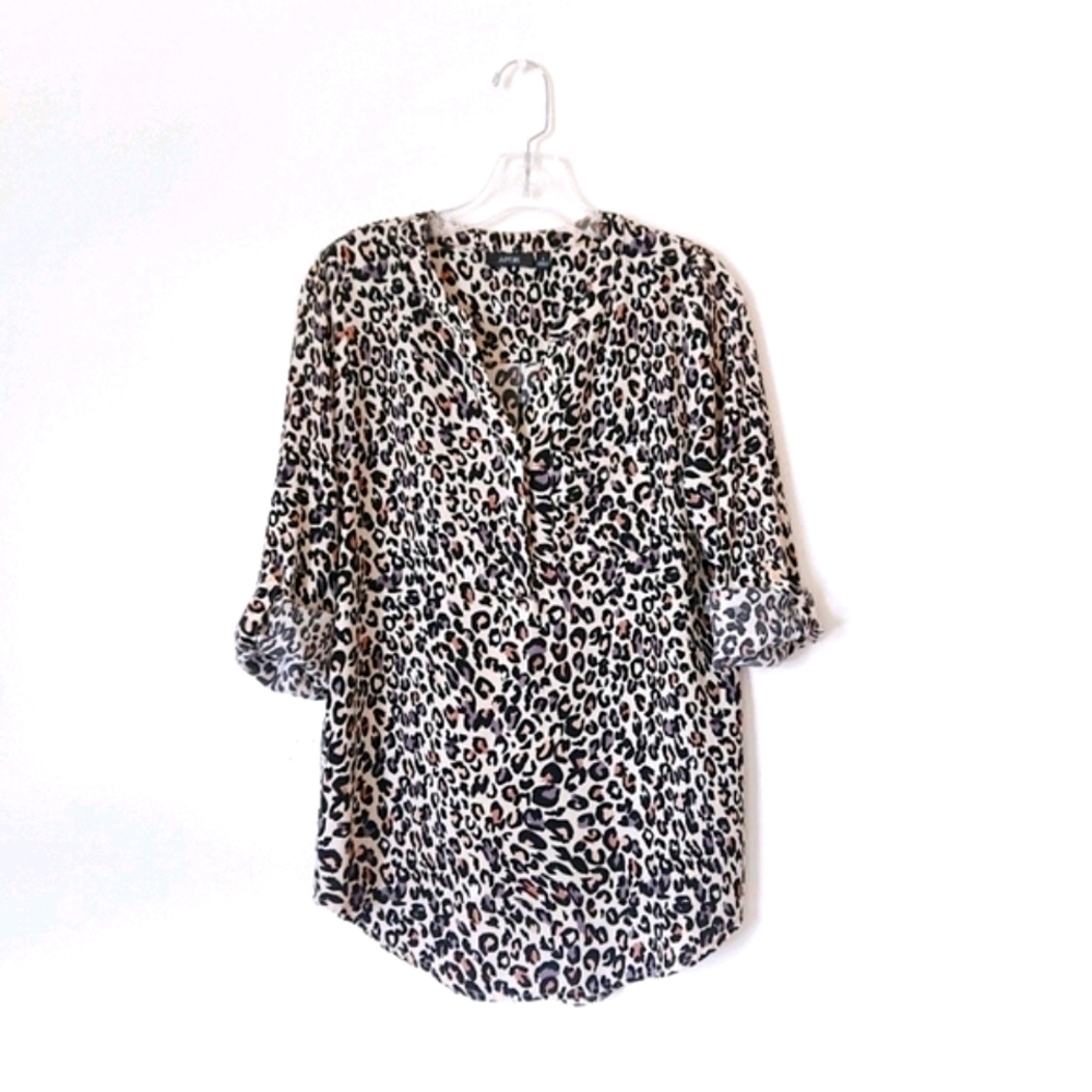 Apt. 9 Leopard Print Blouse